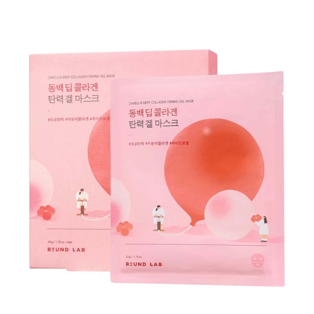 Round Lab - Camellia Deep Collagen Firming Gel Mask (1EA)